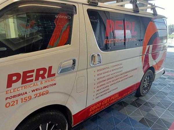 Vehicle Signage Service Lower Hutt For An Electrician