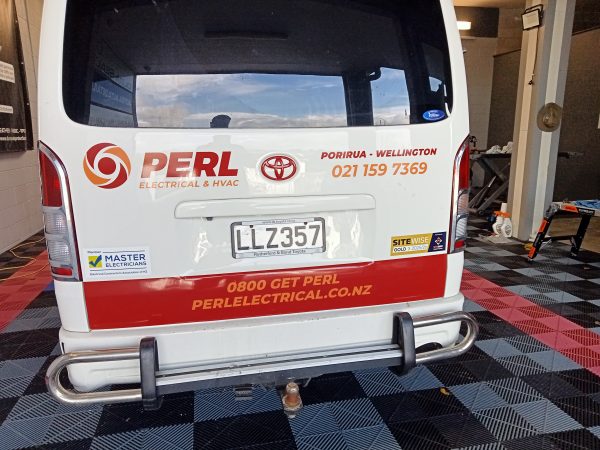 Vehicle Signage for an Electrician in Whitby